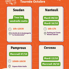 Tournée de l'Epicerie du Val à Cerzeau