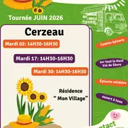 Tournée de l'Epicerie du Val à Cerzeau