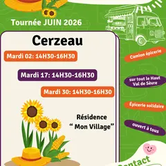 Tournée de l'Epicerie du Val à Cerzeau