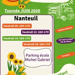 Tournée de l'Epicerie du Val à Nanteuil