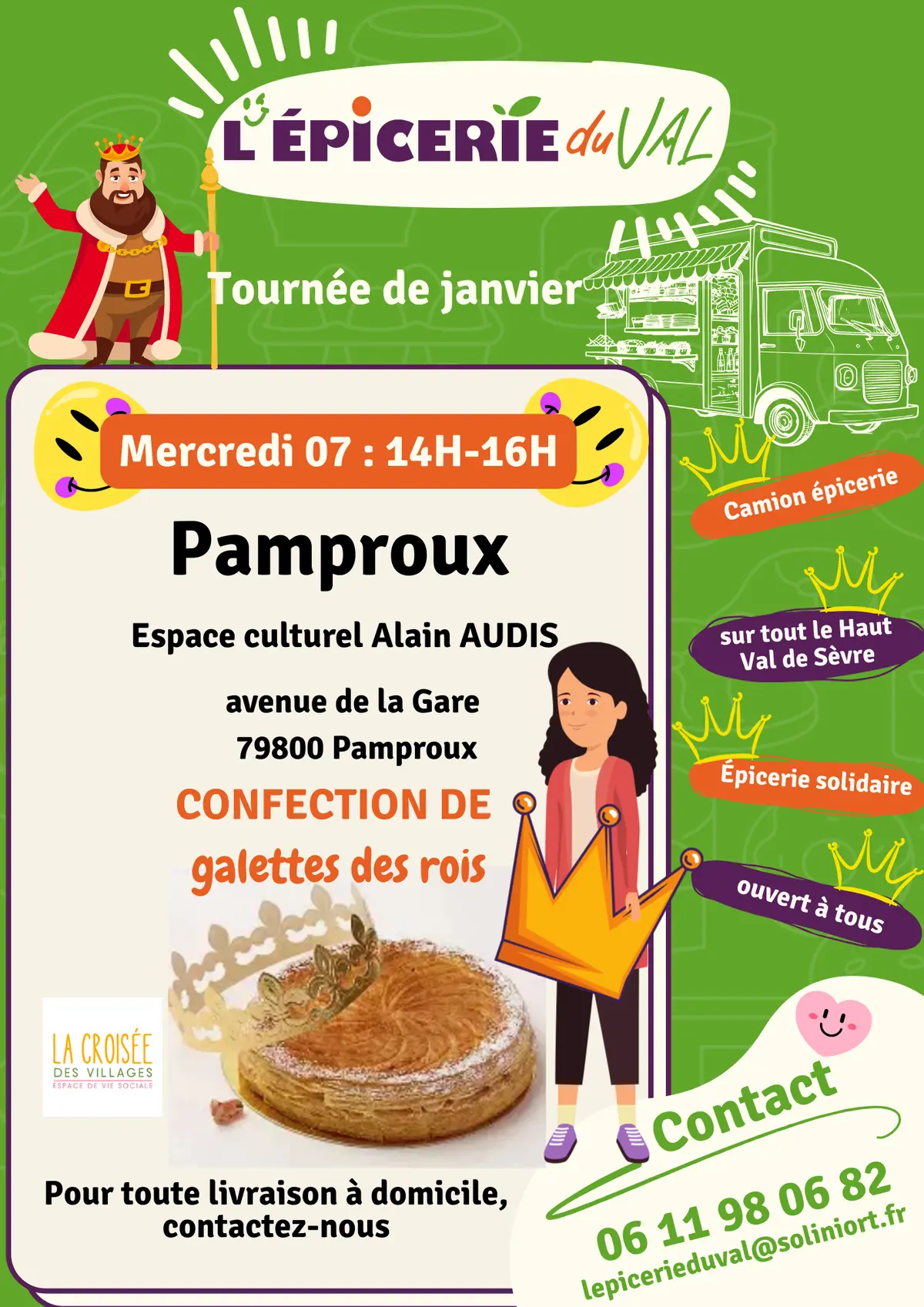 Tournée de l'Epicerie du Val à Pamproux