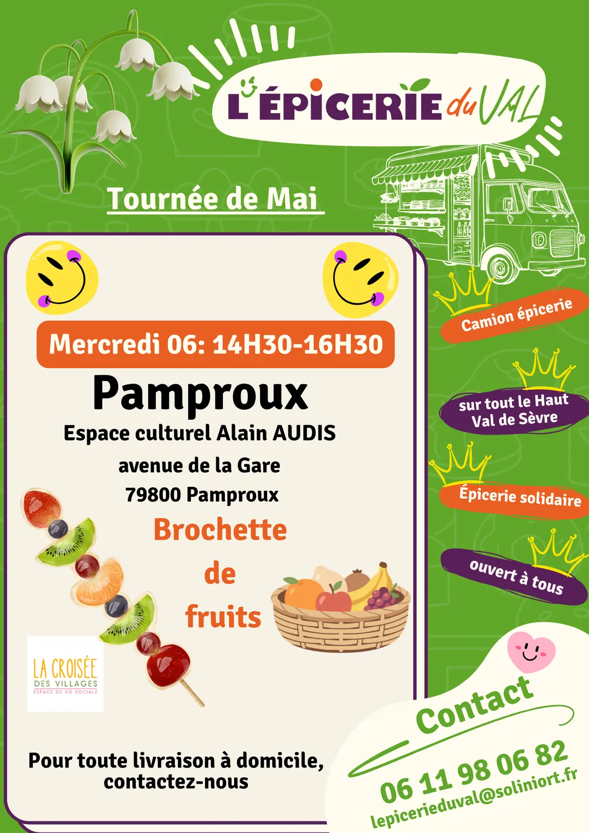 Tournée de l'Epicerie du Val à Pamproux
