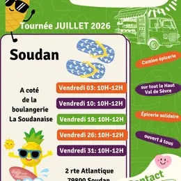 Tournée de l'Epicerie du Val à Soudan
