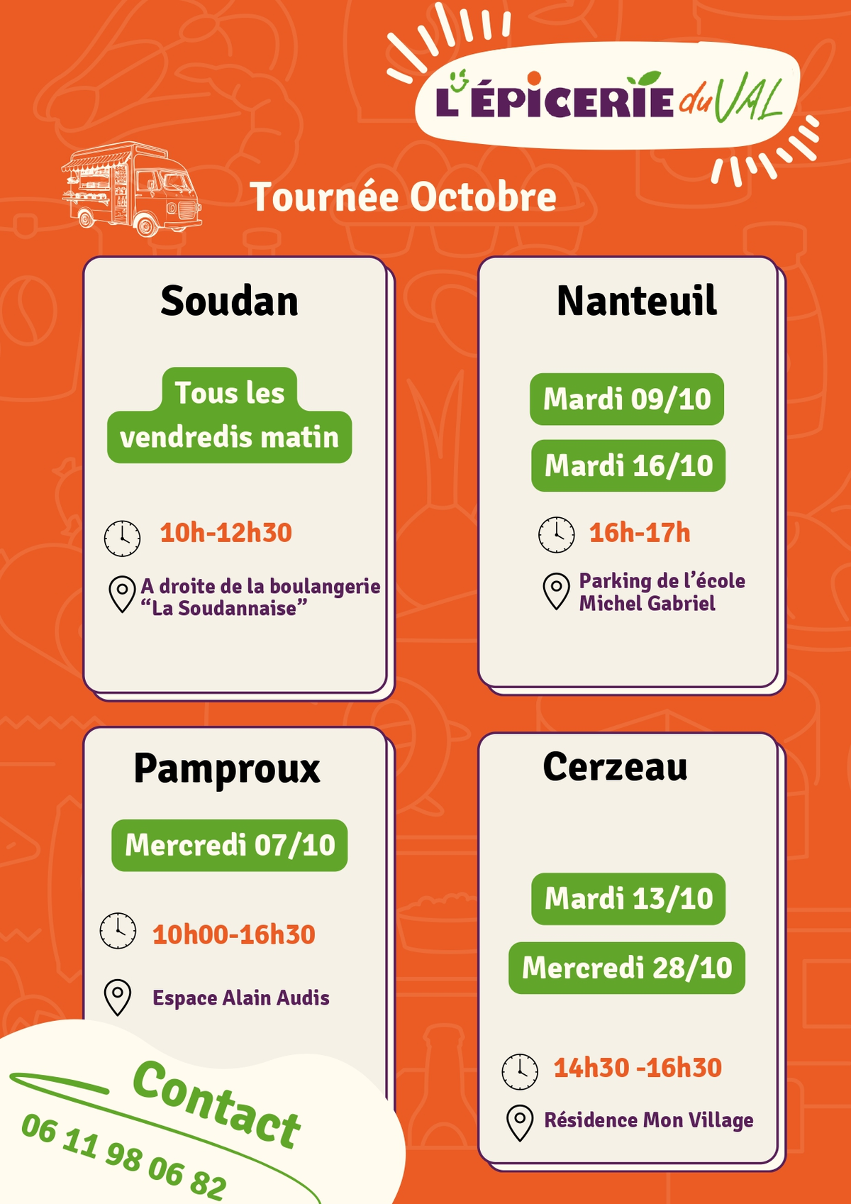 Tournée de l'Epicerie du Val à Soudan
