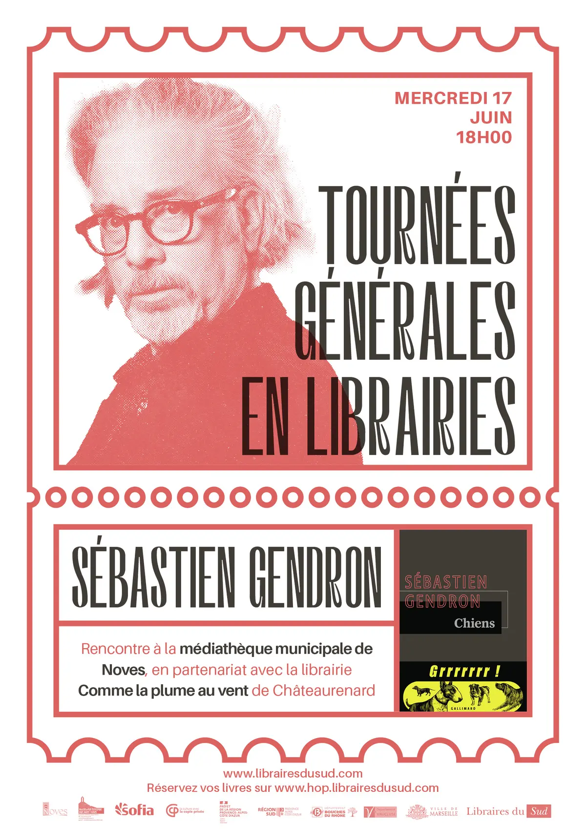 Tournées Générales en librairie avec Sébastien Gendron
