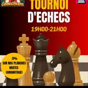 Tournoi d'échecs au Bar à jeux Game Bearer