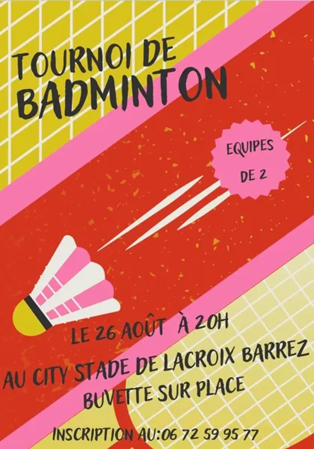 Tournoi de Badminton
