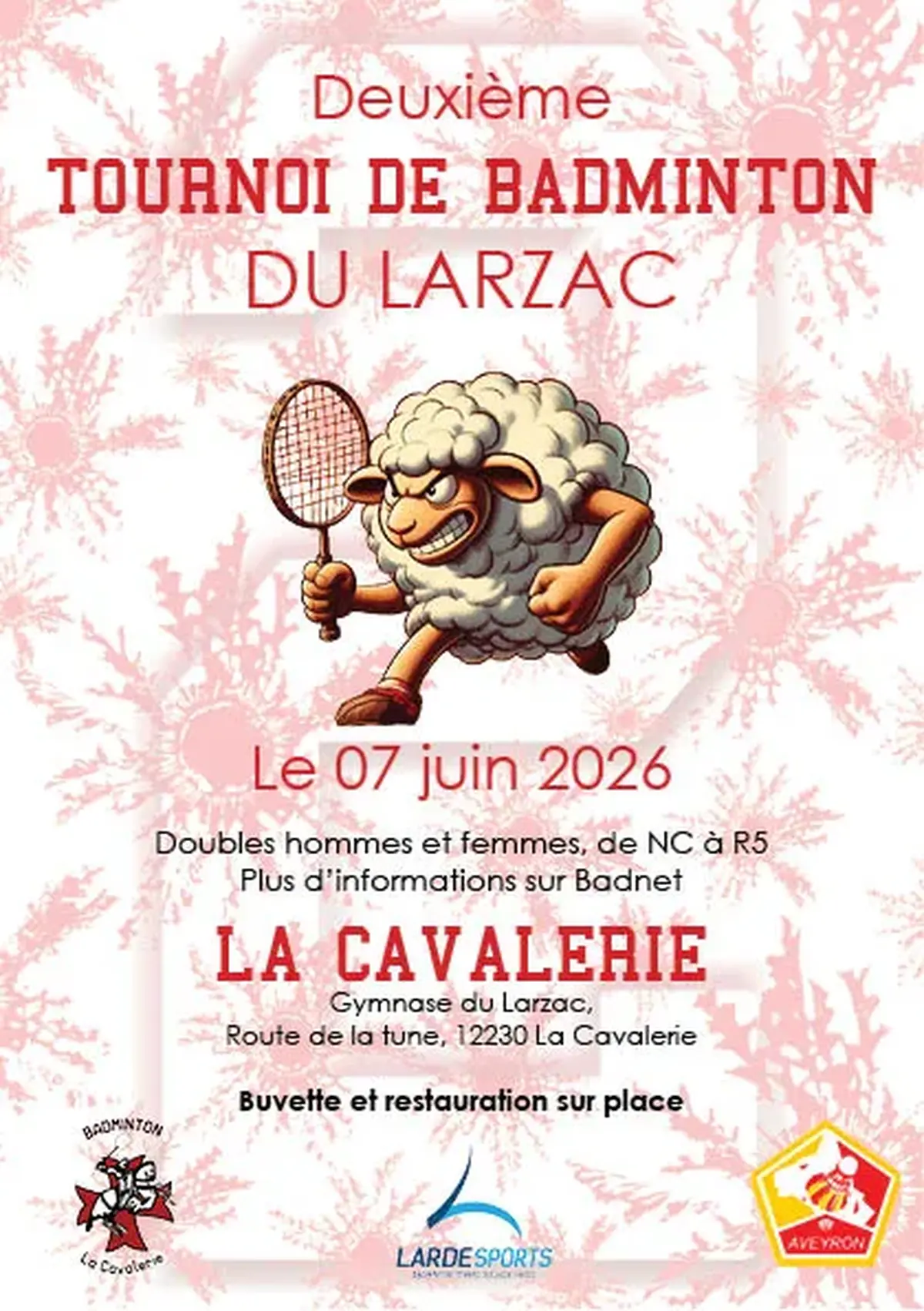 Tournoi de Badminton du Larzac