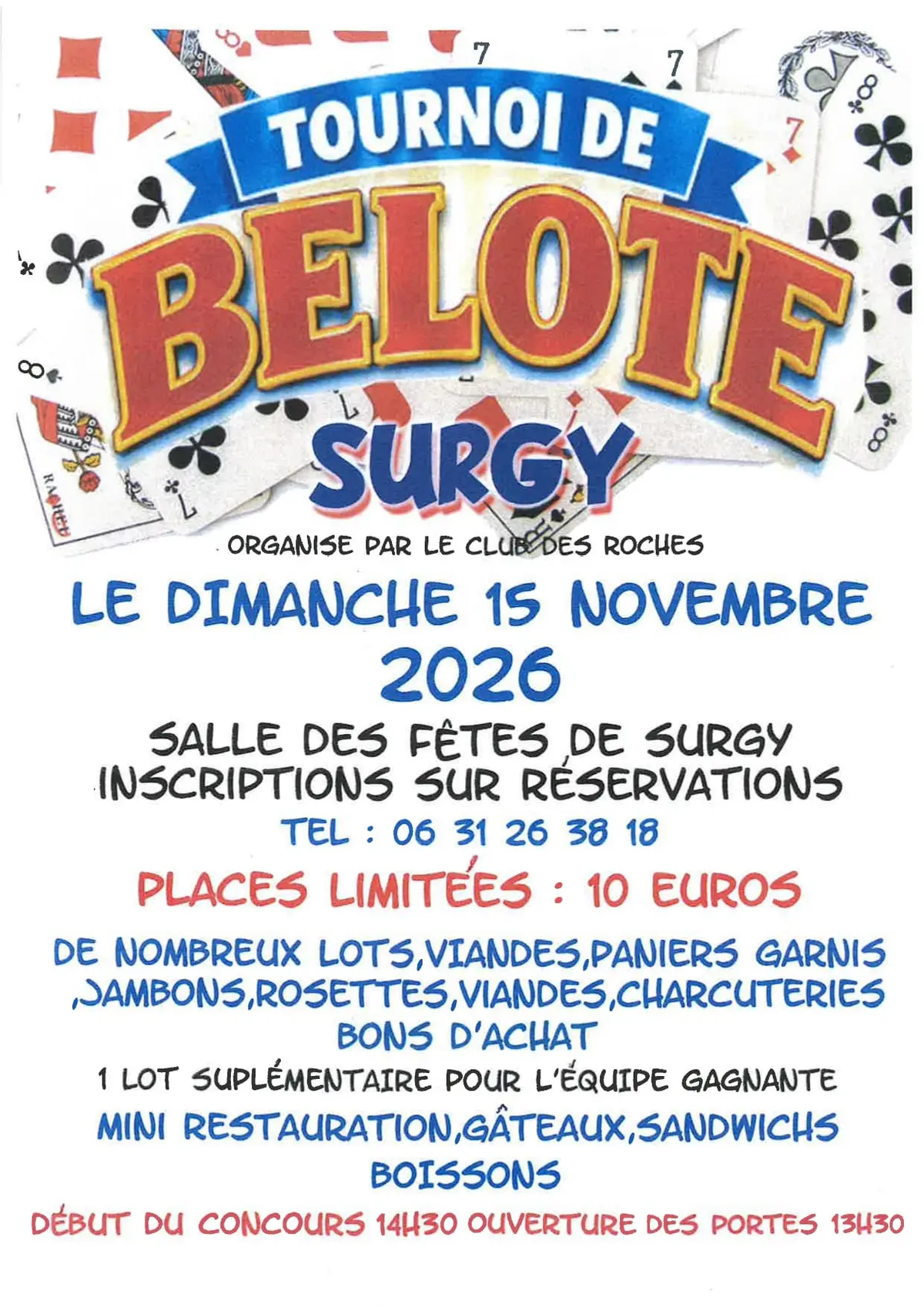 Tournoi de belote