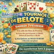Tournoi de belote par équipe