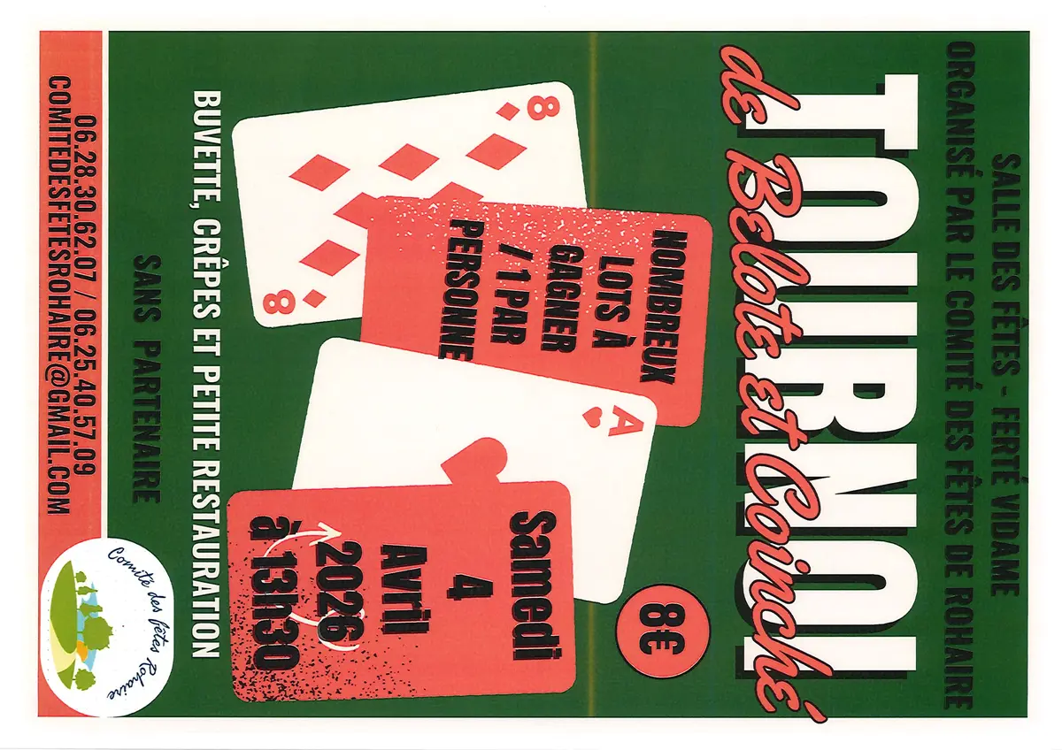 Tournoi de Belotte et Coinché