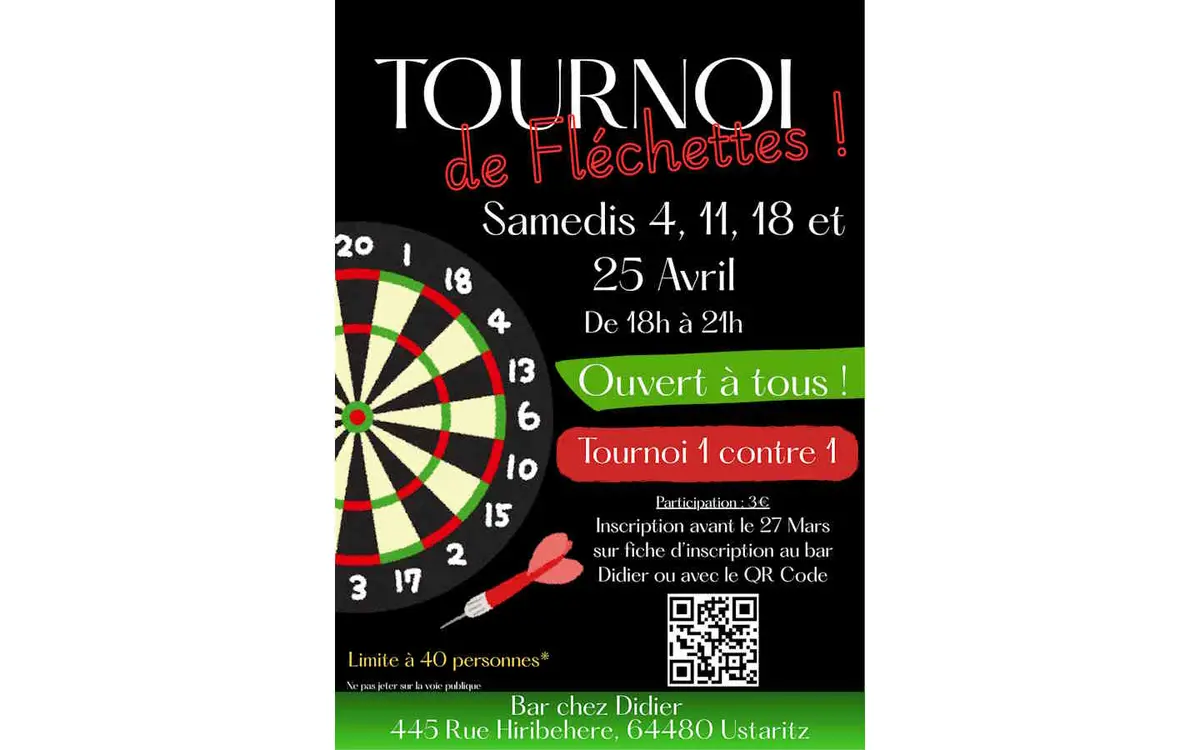 Tournoi de fléchettes