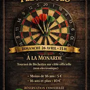 Tournoi de fléchettes à La Monarde