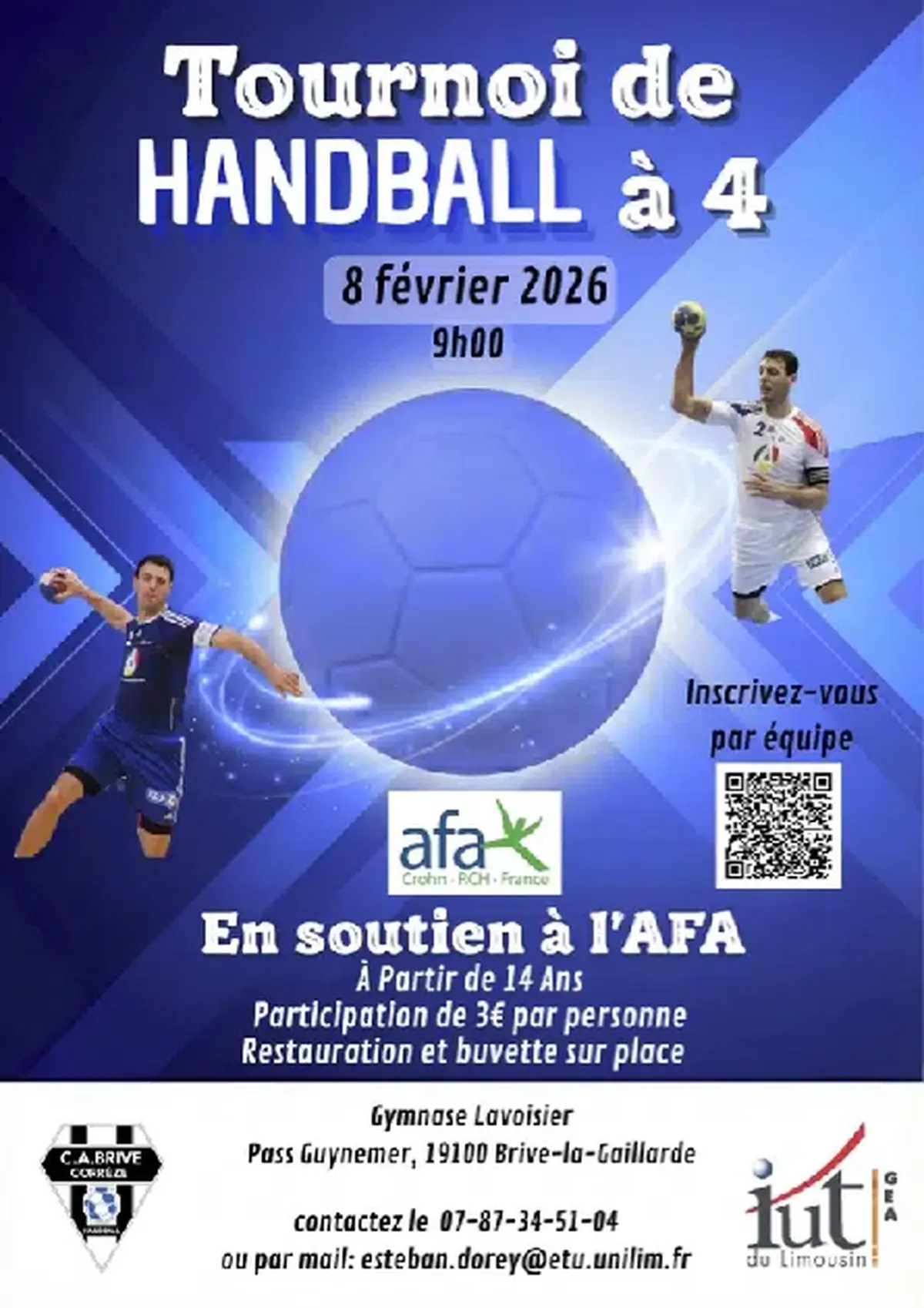 Tournoi de handball à 4 (Gymnase Lavoisier)