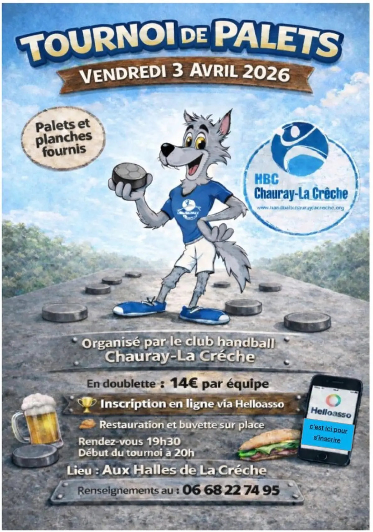 Tournoi de Palets à Chauray