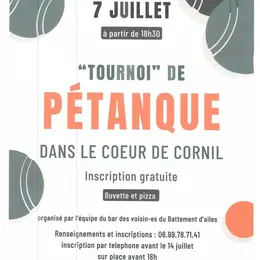 Tournoi  de pétanque