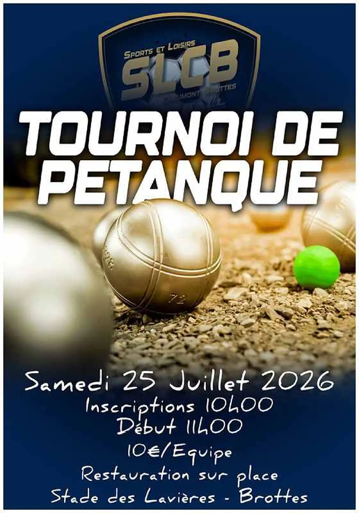 Tournoi de pétanque
