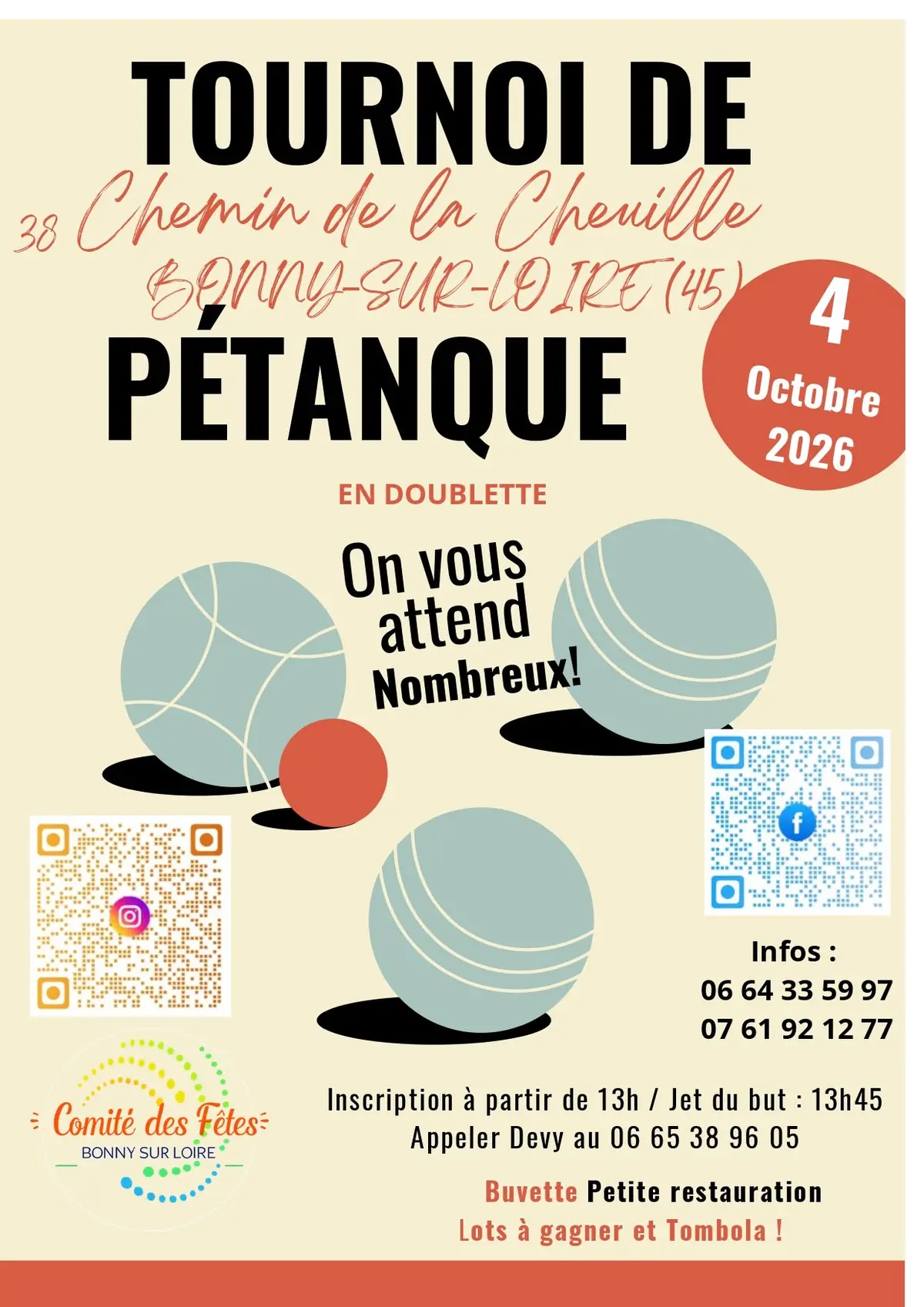 Tournoi de Pétanque