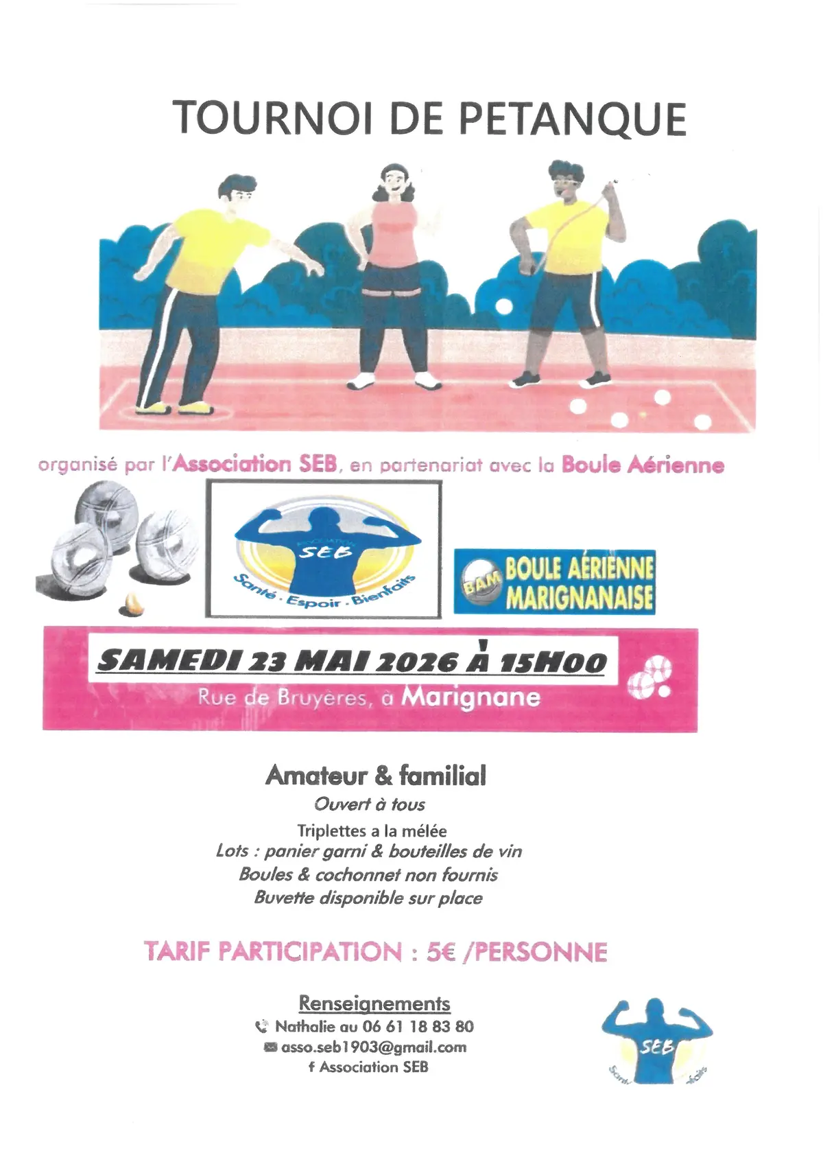 Tournoi de pétanque