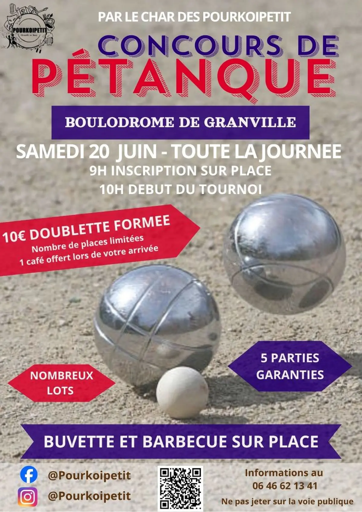 Tournoi de pétanque