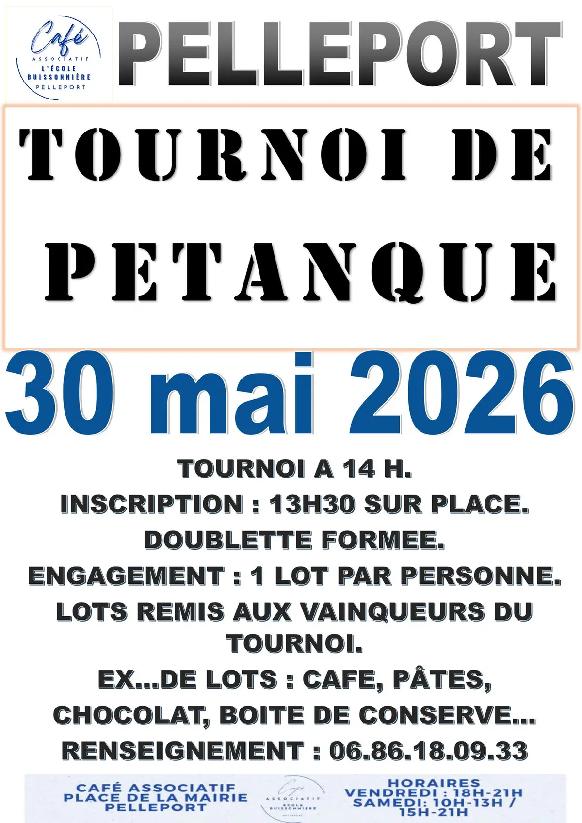 Tournoi De Pétanque