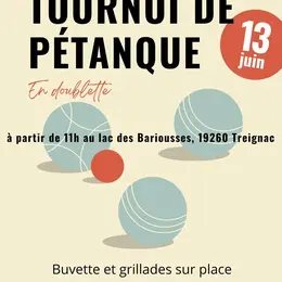 Tournoi de pétanque en doublette