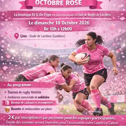 Tournoi de rugby Octobre Rose