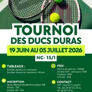 Tournoi de Tennis au club de Duras