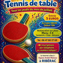 Tournoi de Tennis de Table