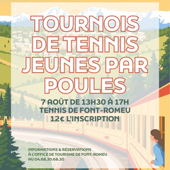 Tournoi De Tennis Jeunes Par Poules - Vendredi 7 Août