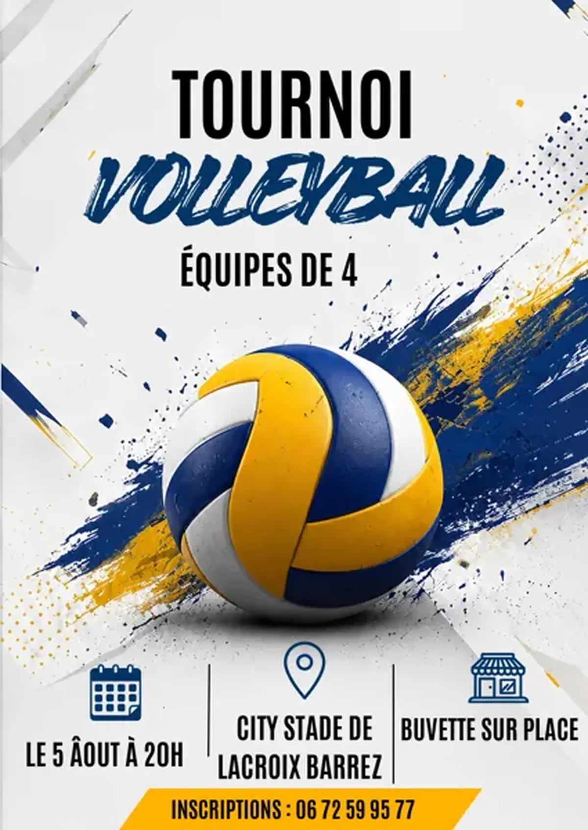 Tournoi de volley amateur