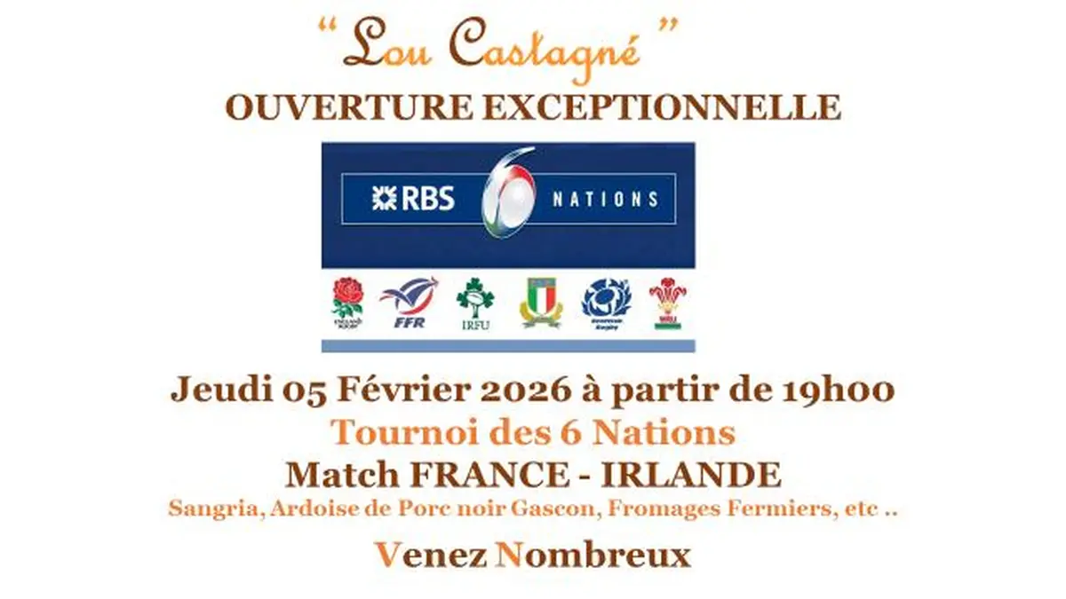 Tournoi des 6 Nations : France - Irlande