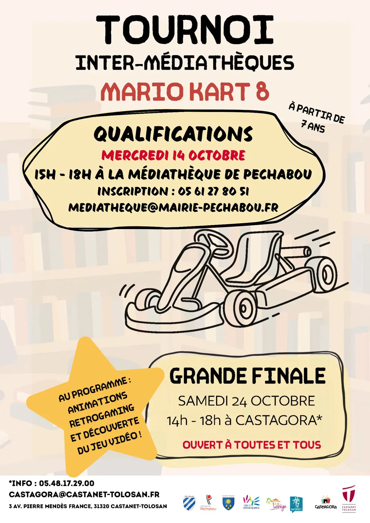 Tournoi Intermédiathèque Mario Kart 8