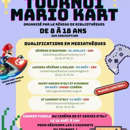 Tournoi Mario Kart au cinéma  de St Geniez d'Olt