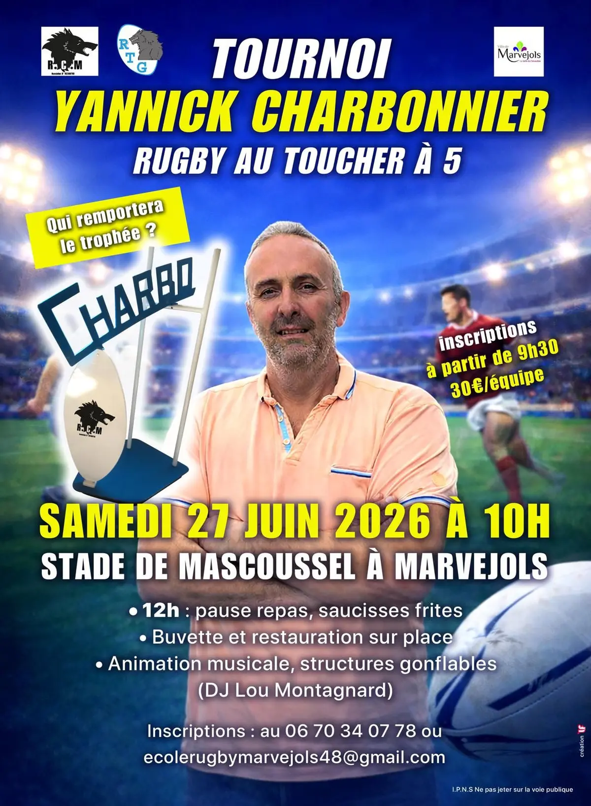 Tournoi Yannick Charbonnier