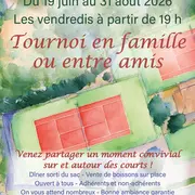 Tournois de tennis en famille ou entre amis
