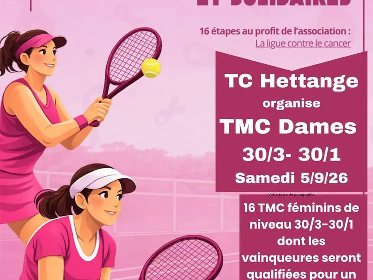 Tournois de tennis solidaire