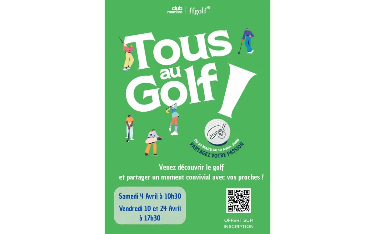 Tous au golf - initiations au golf gratuites