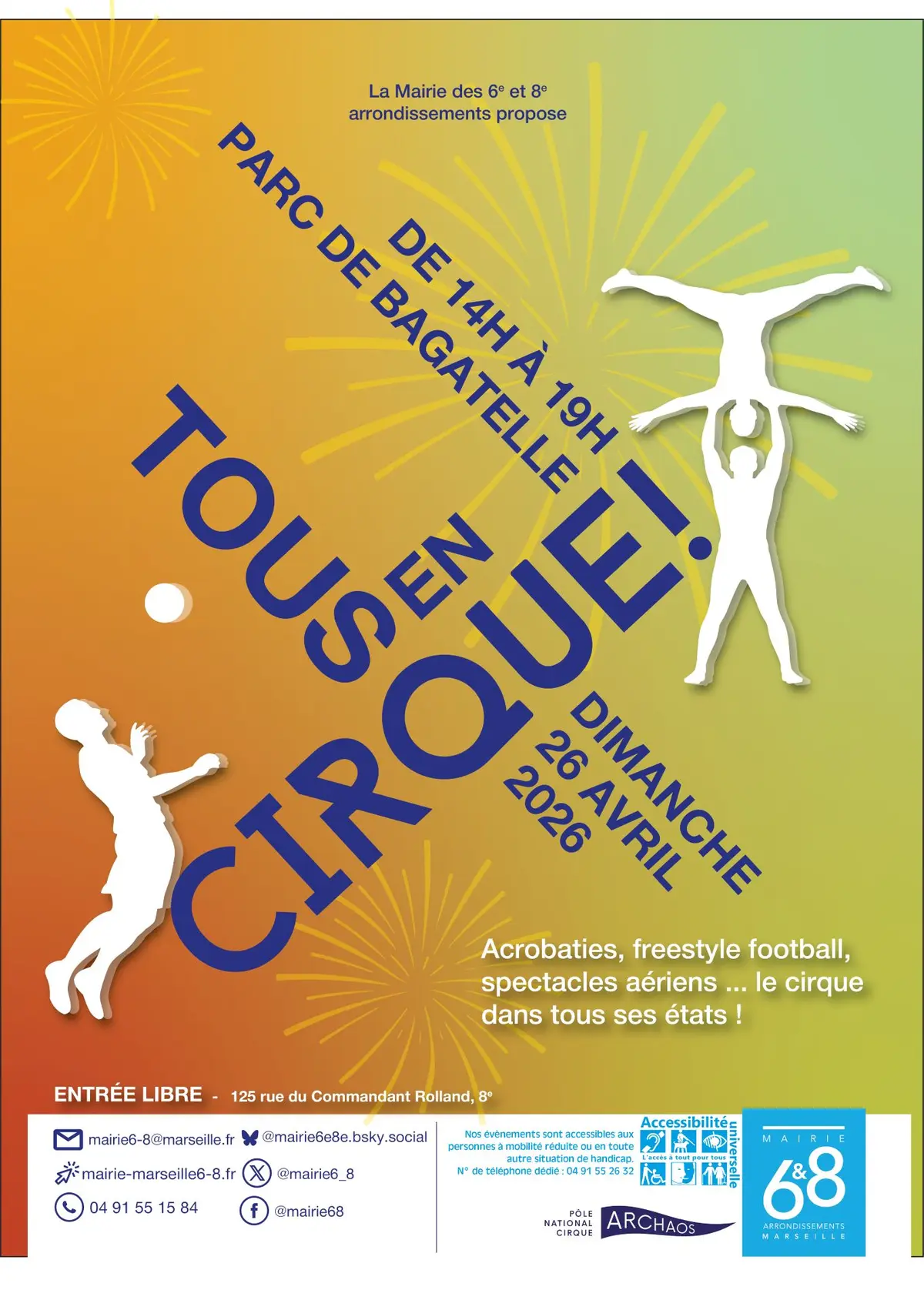 Tous en cirque à Bagatelle en 2026