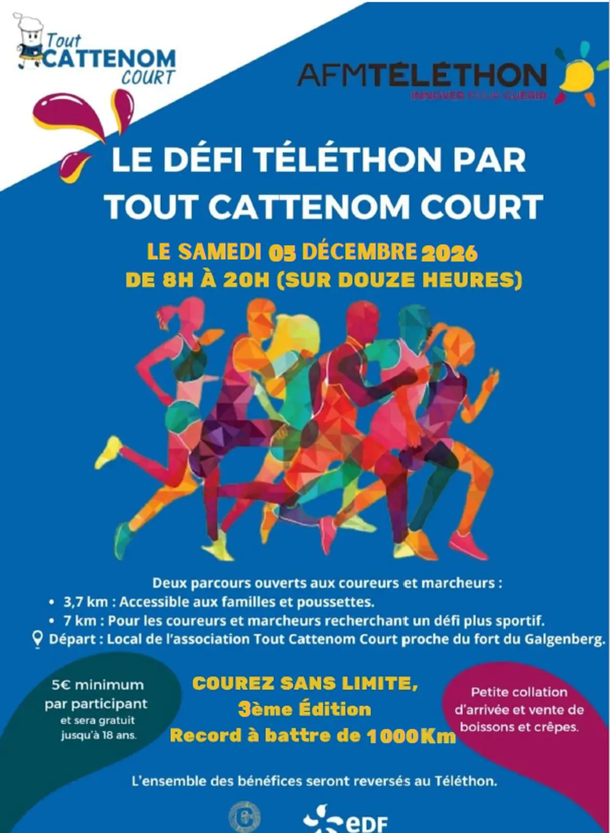 Tout Cattenom Court pour le Téléthon
