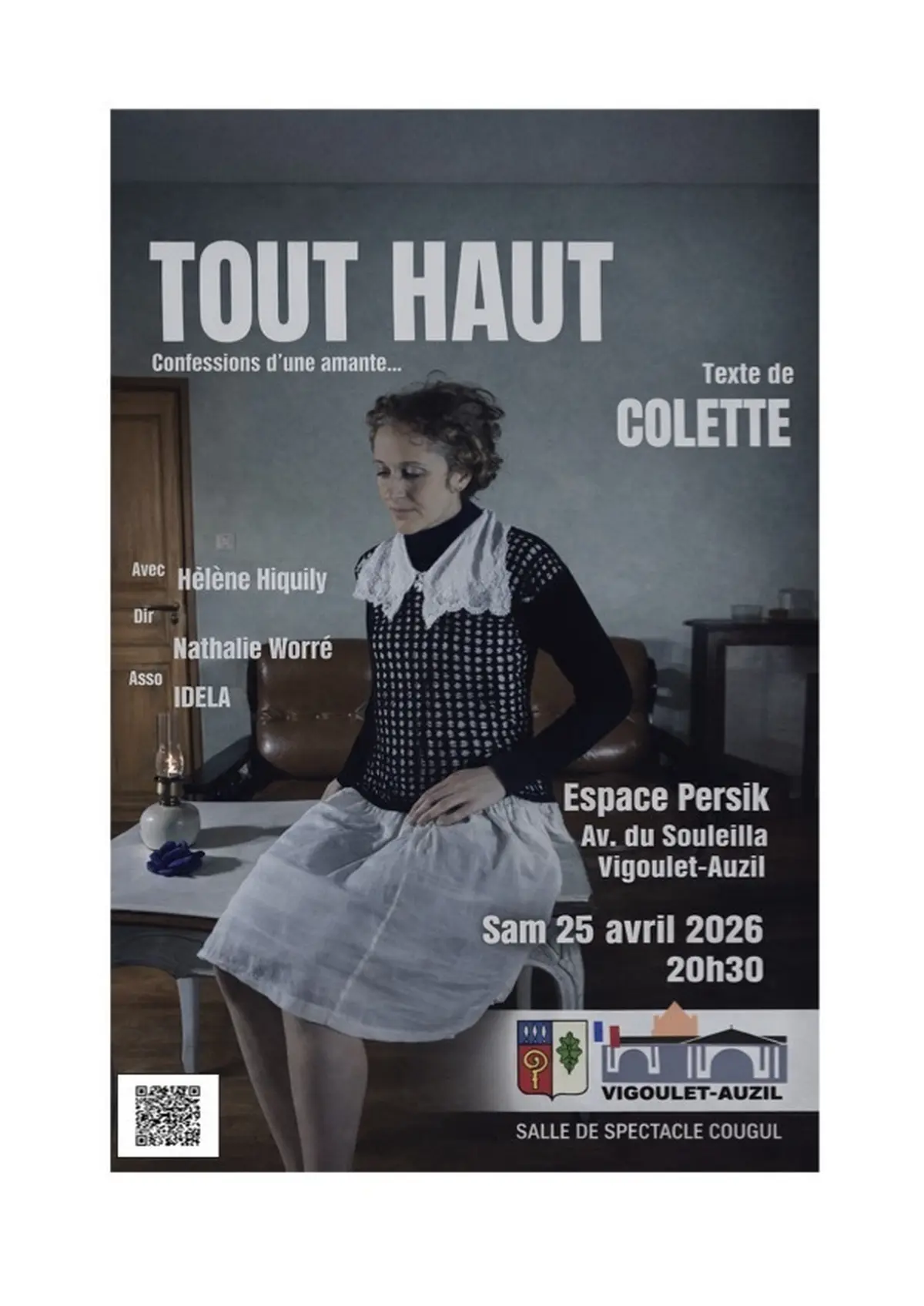 Tout Haut : Confessions D'Une Amante ... Une Pièce De Théâtre Sur Colette