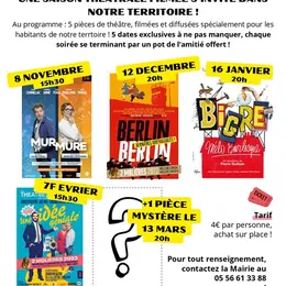 Tout l'hiver au théâtre à Massugas