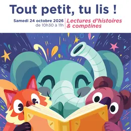 Tout petit tu lis