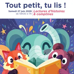 Tout petit tu lis