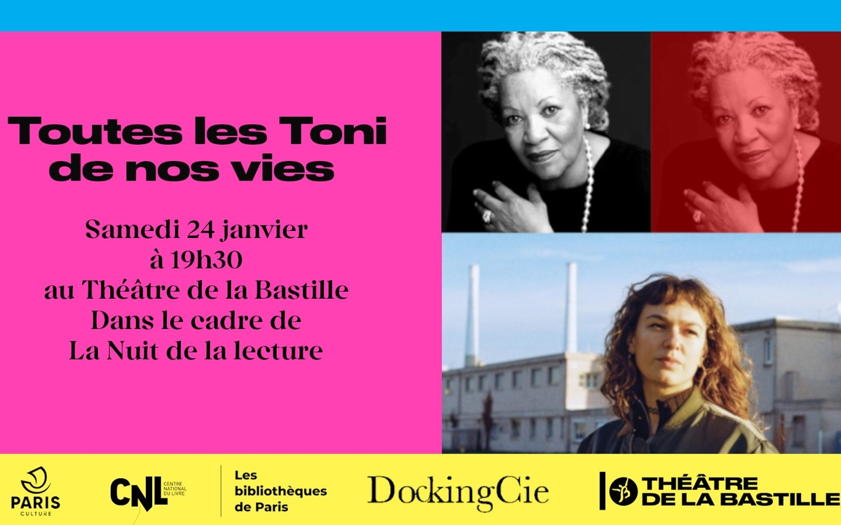 Affiche Nuit de la Lecture autour de Toni Morrison