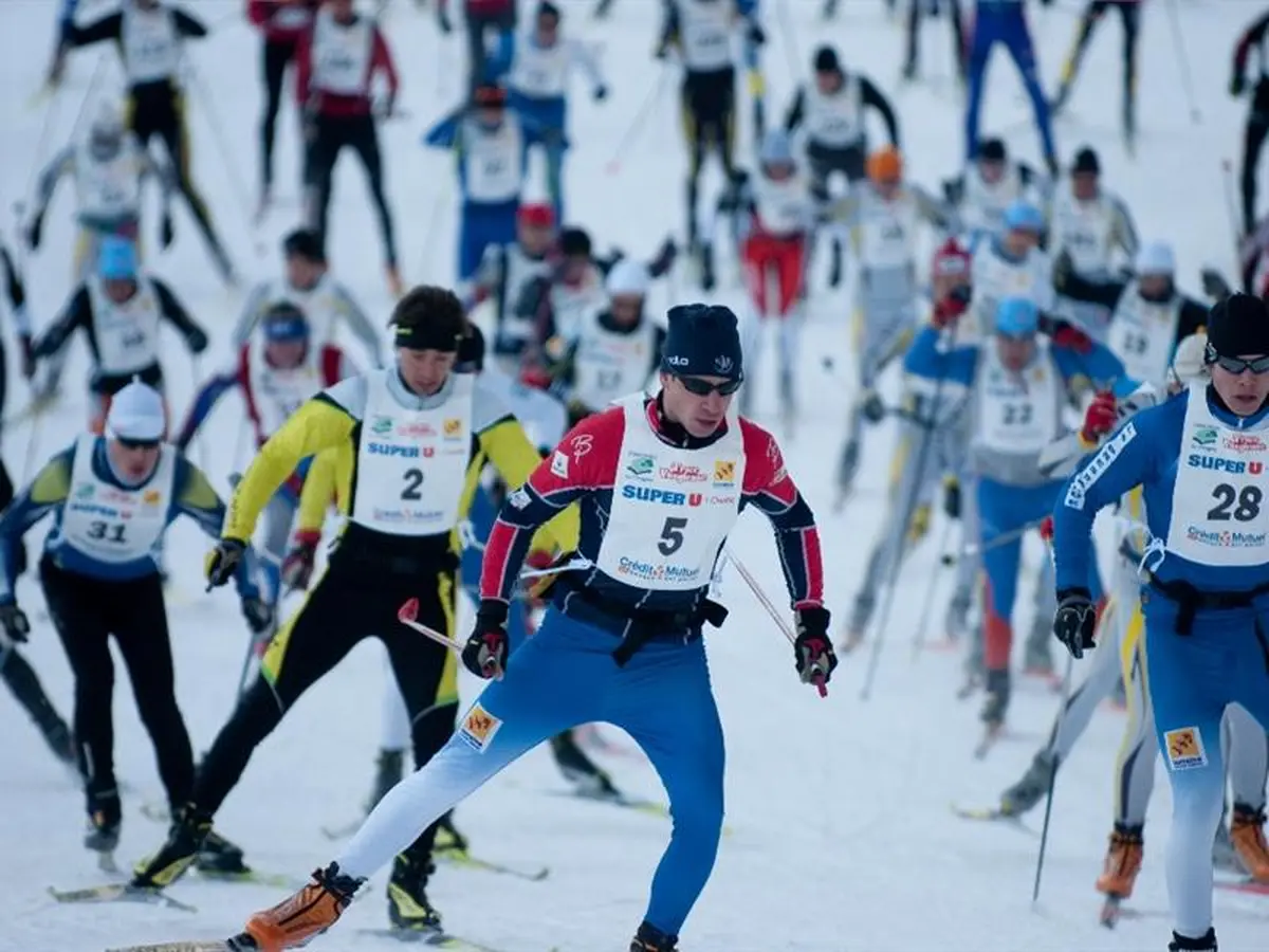 Trace vosgienne de ski de fond