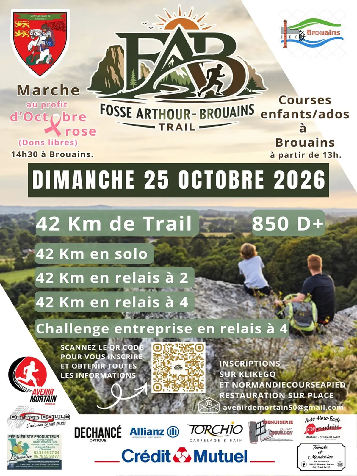 Trail au profit d'Octobre Rose La fabuleuse