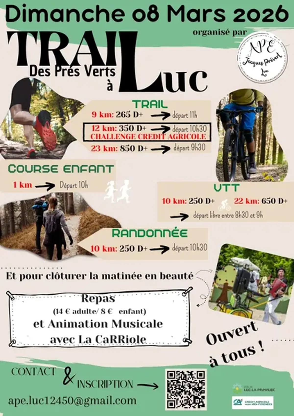 Trail des Prés Verts de Luc La Primaube