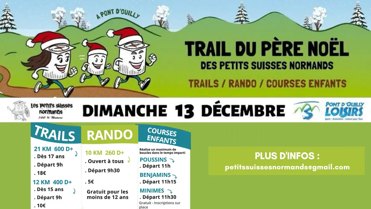 Trail du Père Noël des Petits Suisses Normands