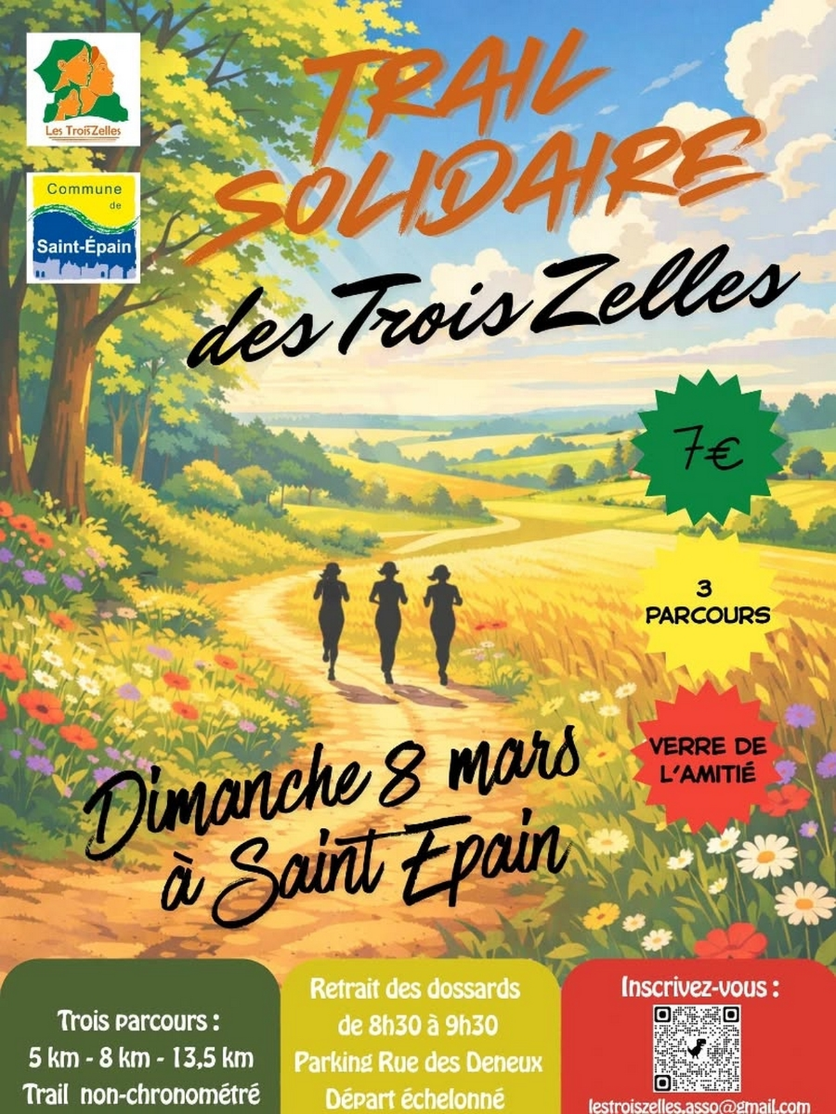 Trail solidaire des Trois Zelles